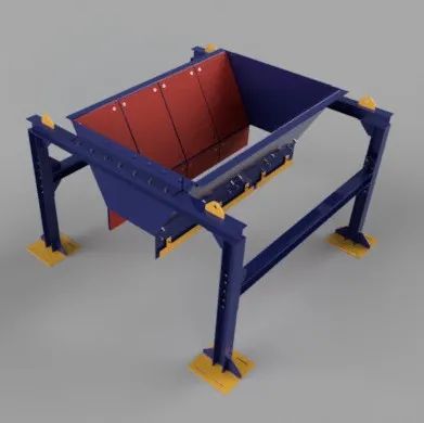 【工程机械】Hopper散装装卸用料斗3D数模图纸 STEP格式