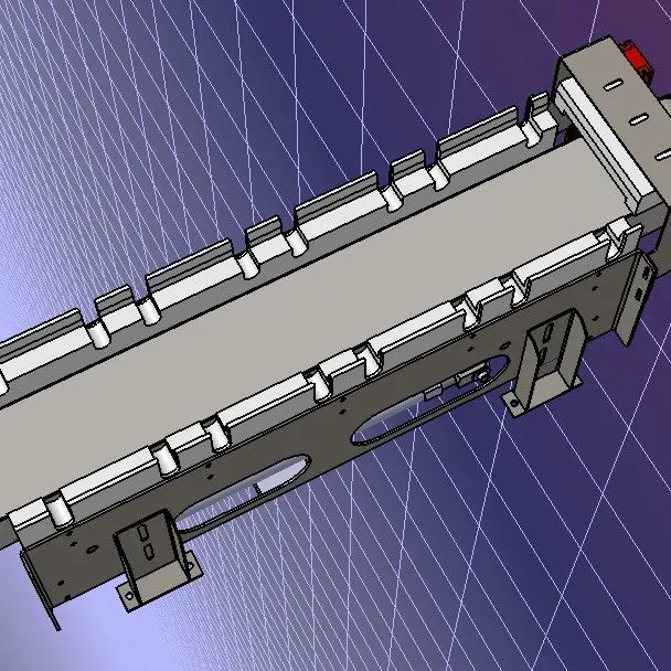 【工程机械】pneumatic lift带气动升降机的输送机3D数模图纸 STEP格式