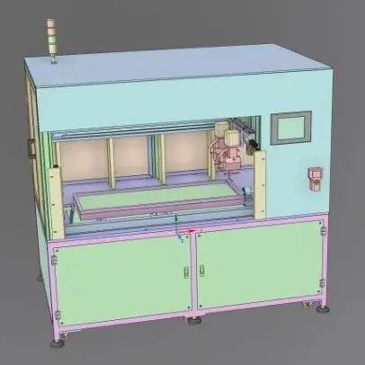 【工程机械】Automatic Soldering Machine自动焊接机3D数模图纸 
