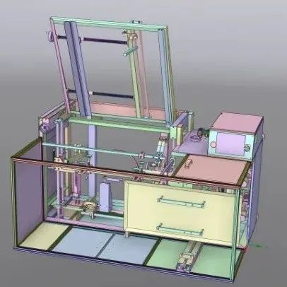 【非标数模】carton-folding纸箱折叠包装机3D数模图纸 STP IGS x_b格式