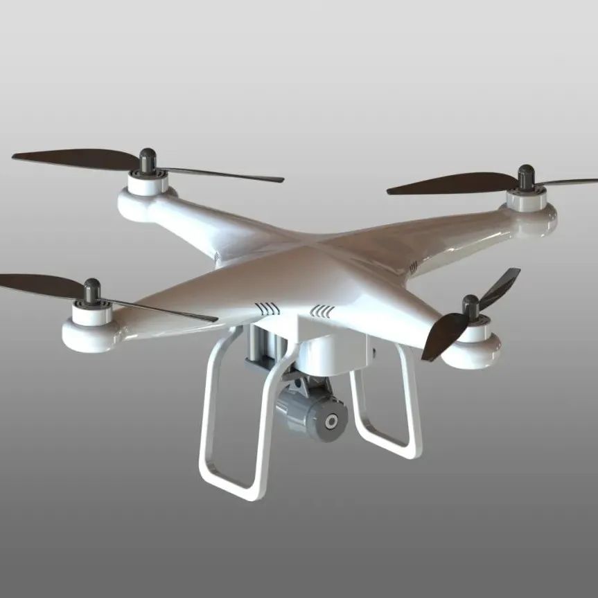 【飞行模型】quadcopter-drone四轴无人机3D数模图纸 Solidworks设计