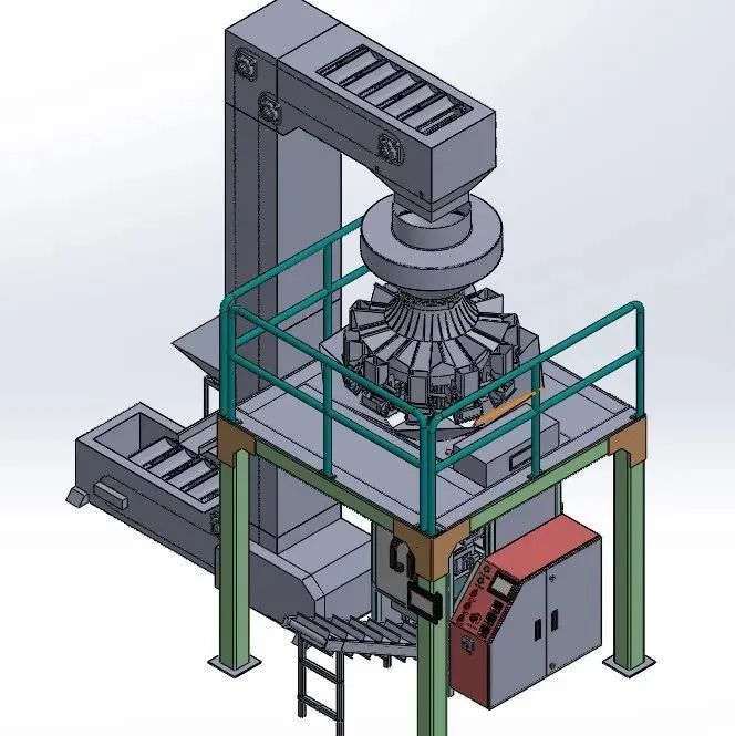 【非标数模】Form fill and seal machine食品封口机3D数模图纸 x_t格式