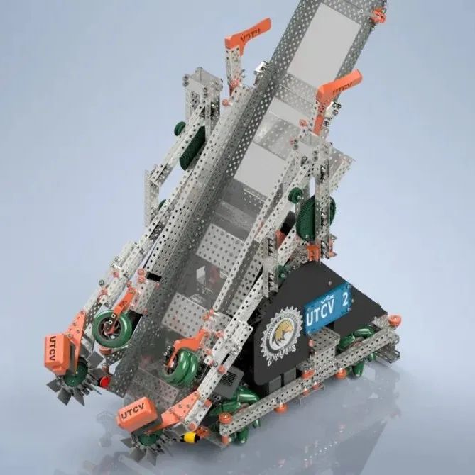 【机器人】VEX Robotics 2020 Tower Takeover比赛机器人车3D图纸 
