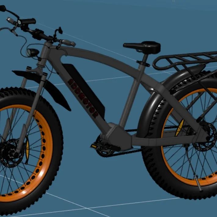 【其他车型】Wildtan M-5600电动自行车3D数模图纸 STP格式