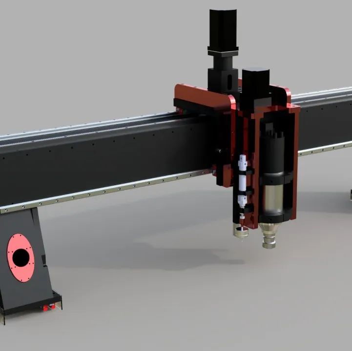 【工程机械】The C-N-C Router数控刨床结构3D图纸 STEP格式