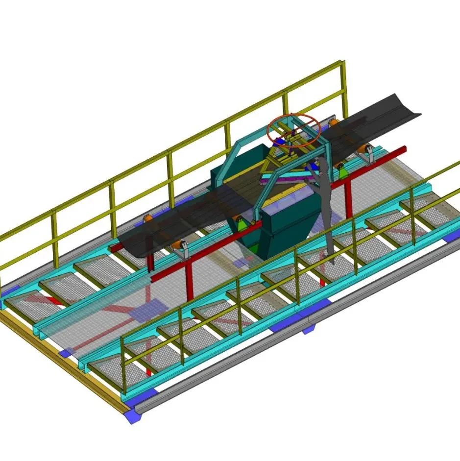 【工程机械】V-犁式给料机3D数模图纸 STP格式