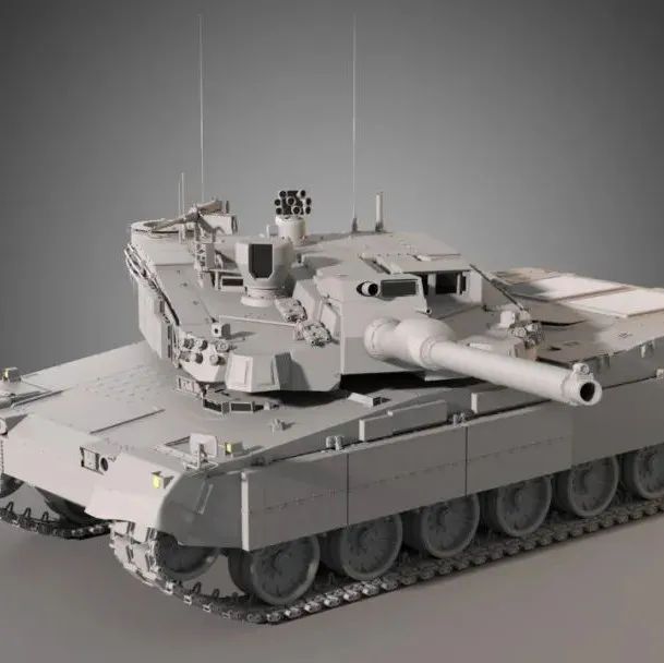 【武器模型】K2 Black Panther简易坦克模型3D图纸 Solidworks设计