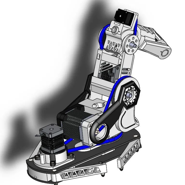 【机器人】6DOF Simulator robot 6轴工业机器人3D图纸