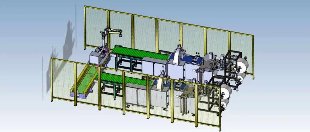 【非标数模】医用袋生产线3D图纸 x_t格式