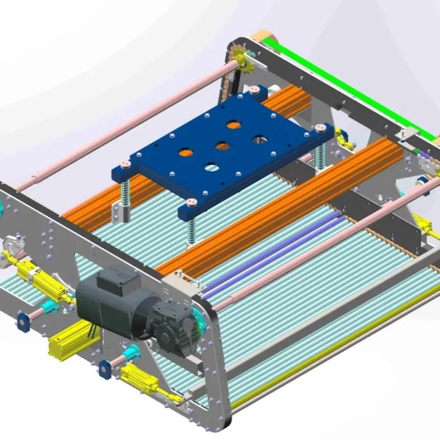 【工程机械】MD1605卷帘抓手3D数模图纸 Solidworks设计