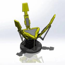 【机器人】Electro-mechanical gripper电动机械夹持器3D图纸