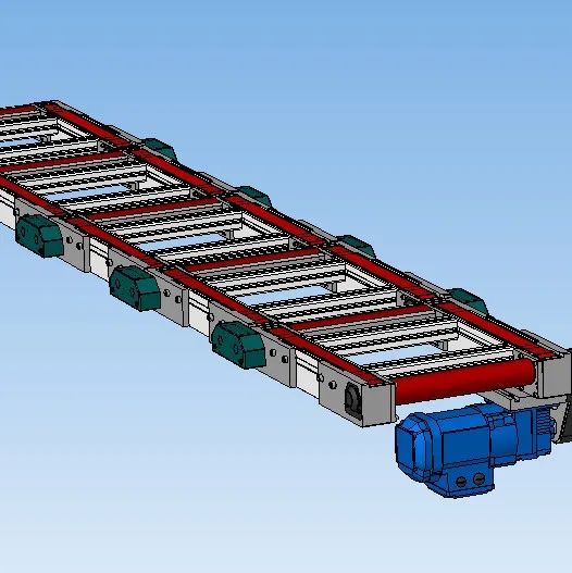 【工程机械】prefabricated预制输送带结构3D图纸 x_t格式