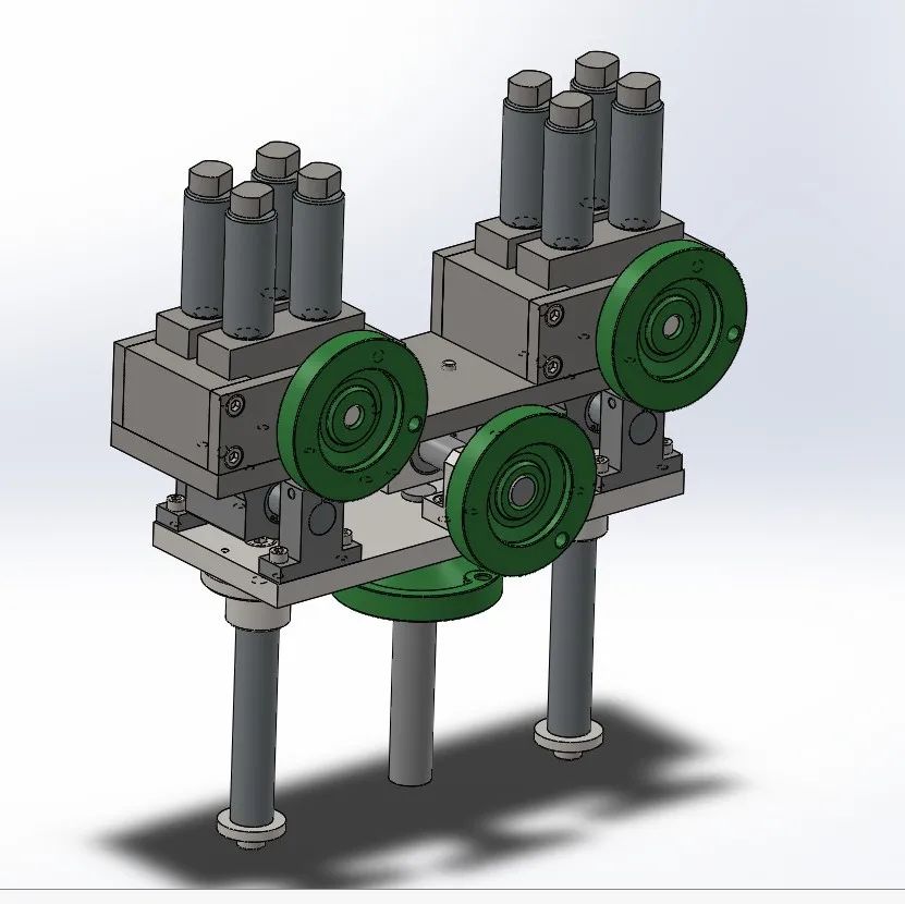 【工程机械】卷曲丝机构3D模型图纸 Solidworks设计