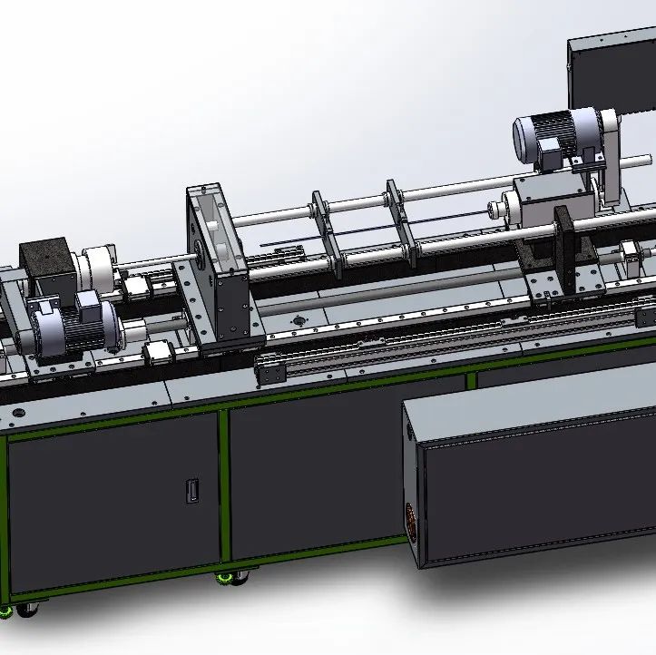 【工程机械】非标深孔钻设备（防车床原理）3D模型图纸 Solidworks设计 附STEP