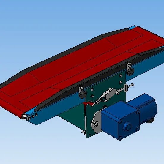 【工程机械】belt-conveyor高负载带式输送机3D数模图纸 STP格式