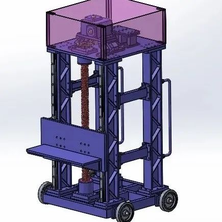 【工程机械】Vertical Screw垂直螺杆物料提升机构3D数模图纸 x_t格式