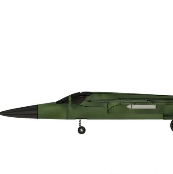 【飞行模型】重型战斗机F-111A简易模型3D图纸 step stl格式