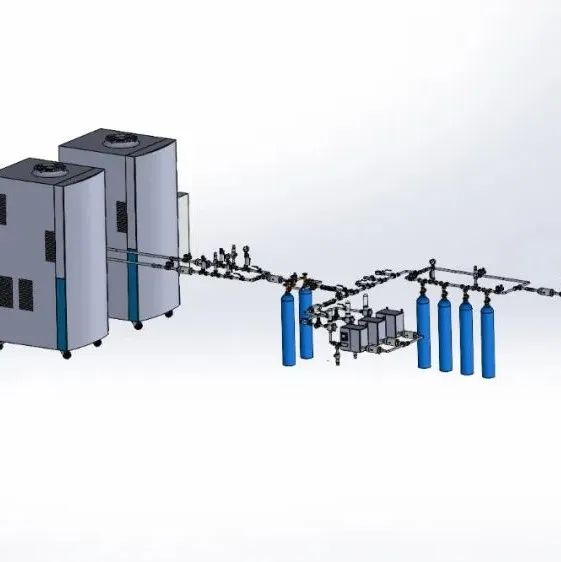 【工程机械】HYDROGEN GENERATOR SYSTEM制氢系统3D数模图纸 STEP格式