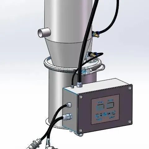 【工程机械】气动真空上料机3D数模图纸 Solidworks设计 附STEP