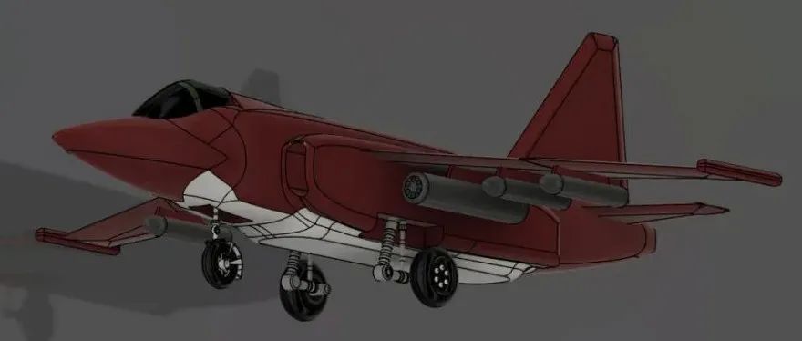 【飞行模型】Sukhoi Su 25 苏25攻击机3D数模图纸 STEP STL格式