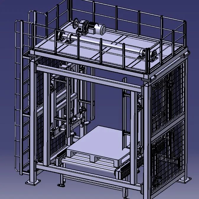 【工程机械】Destacker拆垛机3D数模图纸 STEP格式