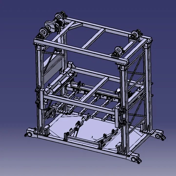 【工程机械】Destacker-4卸垛机拆垛机3D数模图纸 STP格式