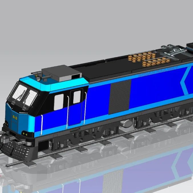【其他车型】INDIAN RAILWAY LOCOMOTIVE印度铁路机车3D数模图纸 STP格式