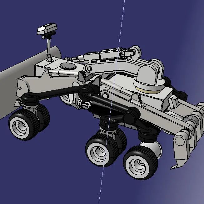 【其他车型】Lunar Rover Concept月球车概念模型3D图纸 STEP格式