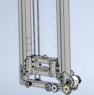 【工程机械】MisCar Elevator电梯升降结构3D图纸 STP格式