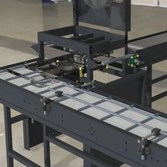 【非标数模】tray-sealer自动气动托盘封口机3D数模图纸 STP格式