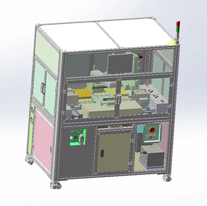 【非标数模】PCB排列组合自动插入设备3D数模图纸 x_t格式