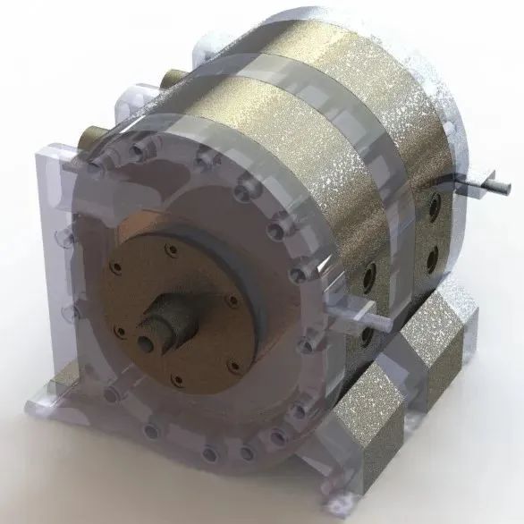 【发动机电机】wankel-engine rotary engine汪克尔转子发动机3D数模图纸