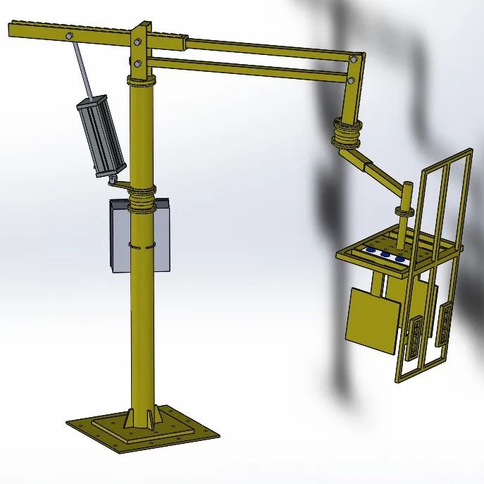 【工程机械】arm manipulator助力机械臂结构3D图纸 Solidworks设计