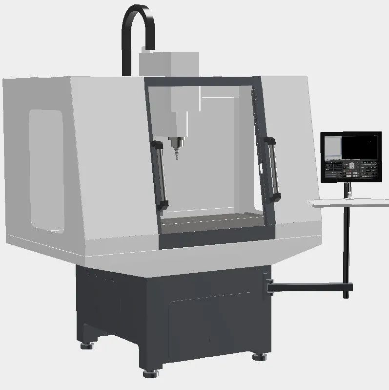 【工程机械】Tormach 1100M CNC数控机床简易模型3D图纸 STP格式