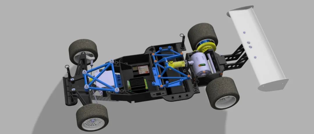 【RC遥控车】RC TAMYIA 787b Chassis 58102遥控车3D数模图纸