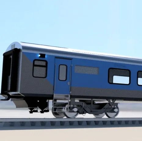 【其他车型】LHB Coach IR火车列车外壳3D图纸 STEP格式
