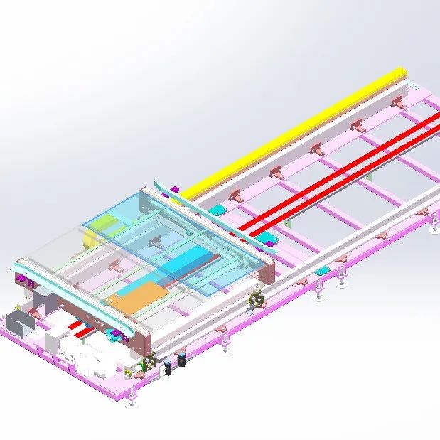 【工程机械】Pallet Shuttle托盘穿梭机3D数模图纸 Solidworks设计