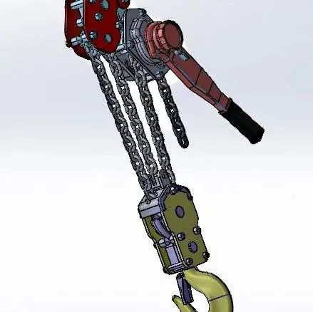 【工程机械】9吨杠杆式起重吊钩3D数模图纸 Solidworks设计 附STEP