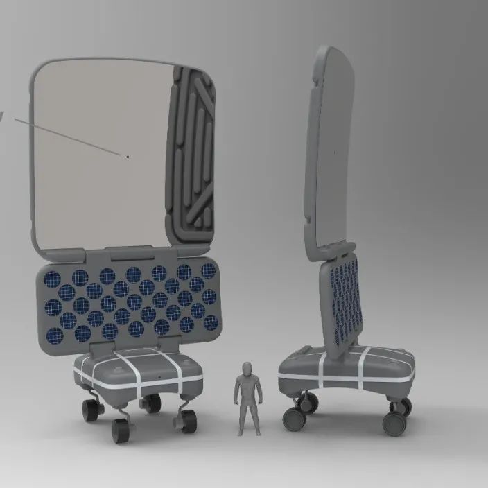 【其他车型】Inflatable Lunar Torch月球车3D数模图纸 STP格式