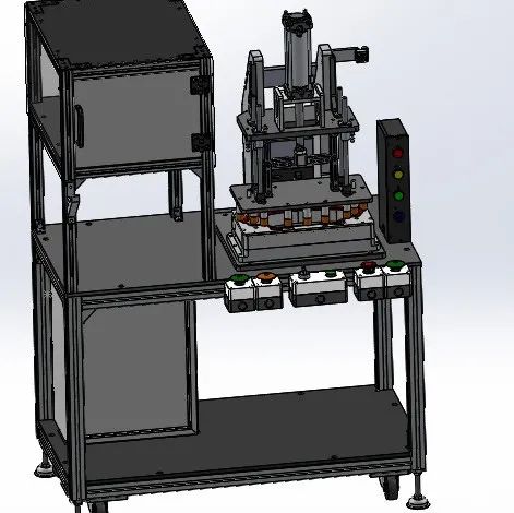 【非标数模】LEAK TEST泄漏试验设备3D图纸 STEP格式