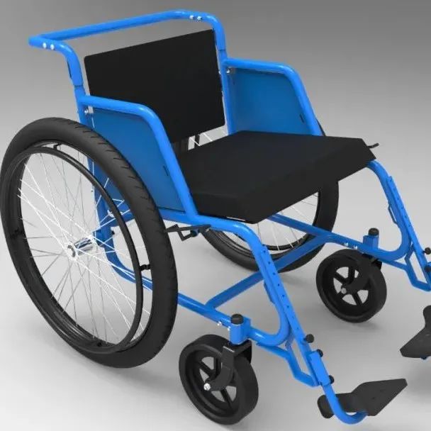 【医疗器械】silla轮椅3D数模图纸 IGS格式