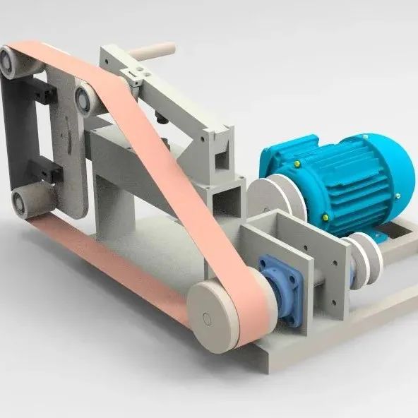 【工程机械】Lijadora de Banda砂带机3D数模图纸 Solidworks设计