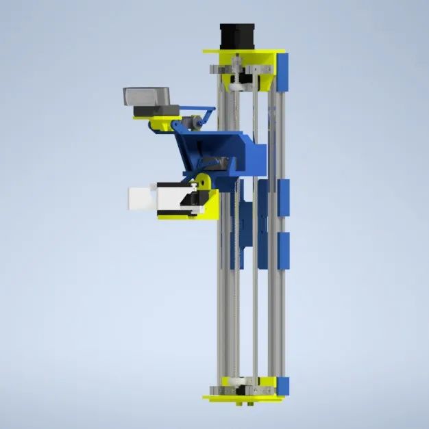 【工程机械】滑块升降器夹持器3D数模图纸 STEP格式