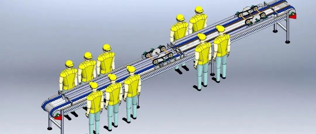 【工程机械】cortadora在线切割输送线3D图纸 Solidworks设计