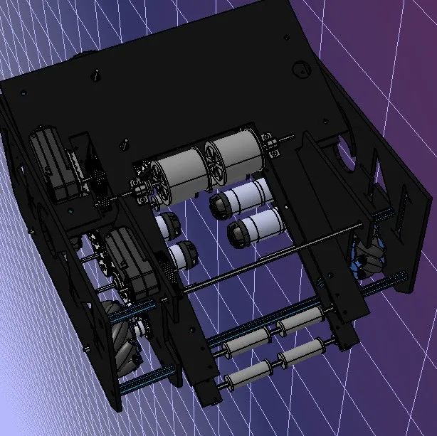 【机器人】FTC AR Vulcan-14888机器人车3D数模图纸 STEP格式