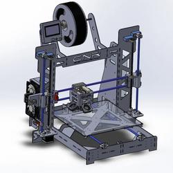 【工程机械】Prusa 300 V2 3D打印机结构3D图纸 Solidworks设计