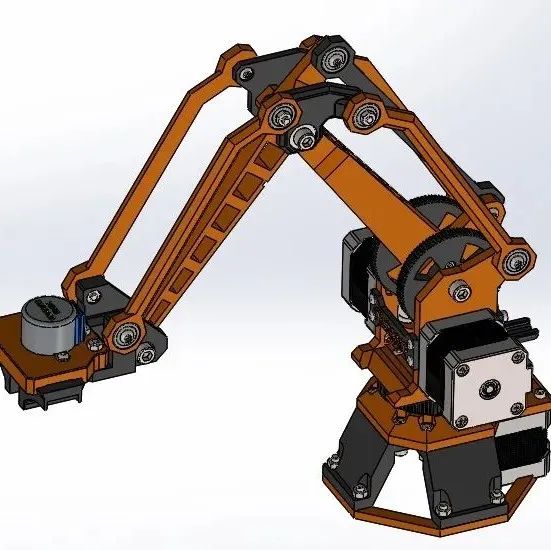 【机器人】Robot Arm Community机械臂工业机器人3D数模图纸 Solidworks