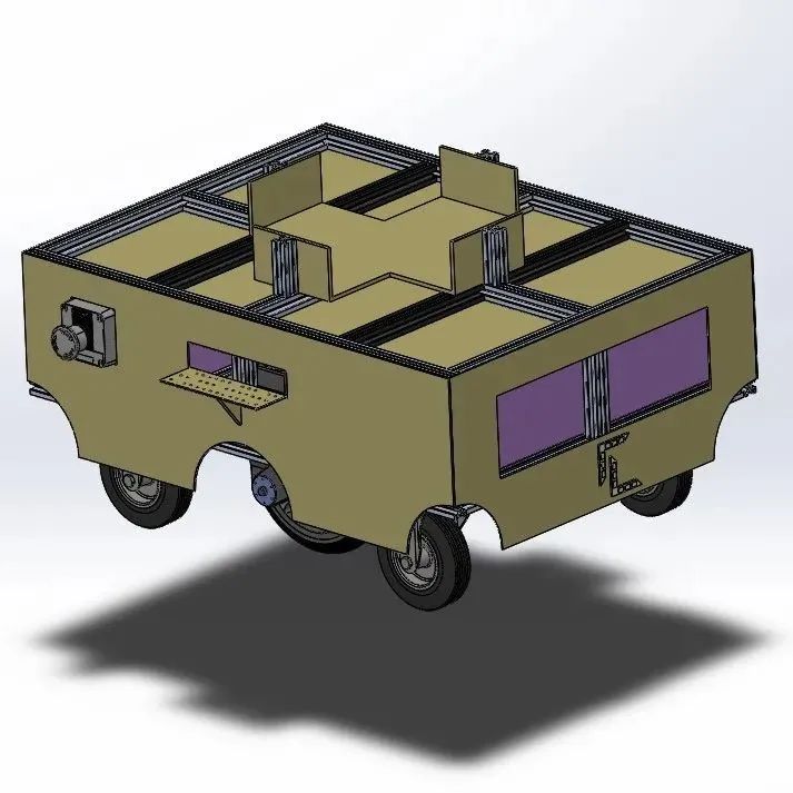 【其他车型】AGV-SIGMA小车模型3D图纸 x_t格式