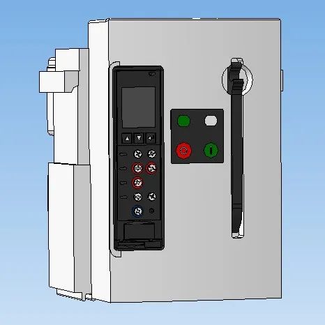【工程机械】Air circuit breaker空气断路器模型3D图纸 STP格式