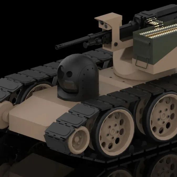 【机器人】Assault robot履带机器人3D数模图纸 STP格式